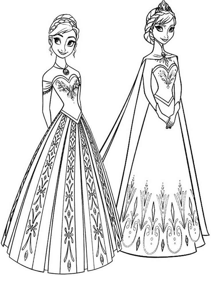 61 Coloring Pages Princess Anna Best Free - Coloring Pages Printable