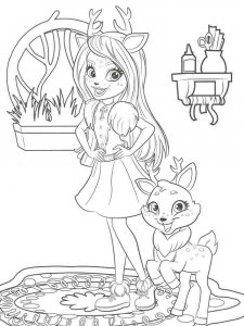 Coloring Danessa and Sprint at home