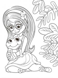 Tamika and Best coloring page