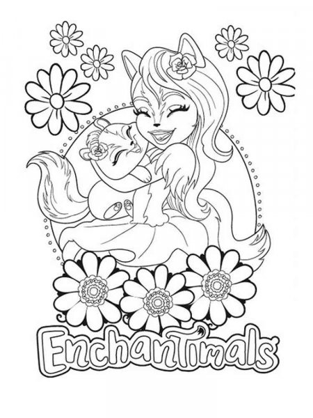 Enchantimals coloring pages