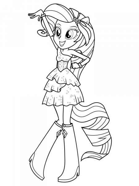 Equestria girls coloring pages