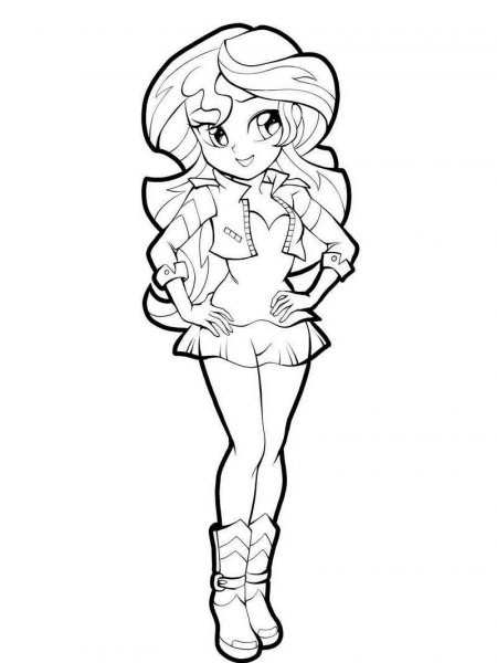 Equestria girls coloring pages