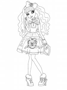 Ever After High coloring page 33 - Free printable