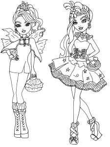 Ever After High coloring page 44 - Free printable
