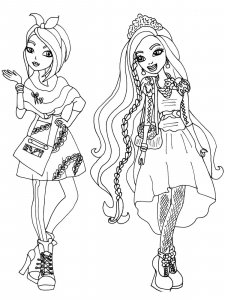 Ever After High coloring page 45 - Free printable