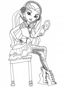 Ever After High coloring page 34 - Free printable