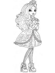 Ever After High coloring page 1 - Free printable