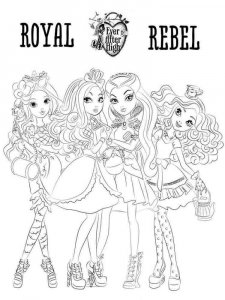 Ever After High coloring page 11 - Free printable