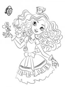 Ever After High coloring page 12 - Free printable