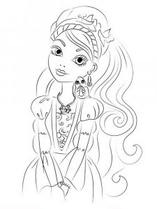 Ever After High coloring page 15 - Free printable