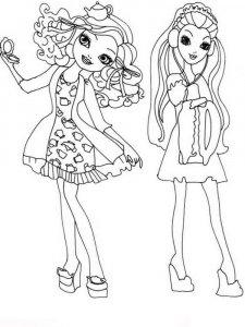 Ever After High coloring page 16 - Free printable