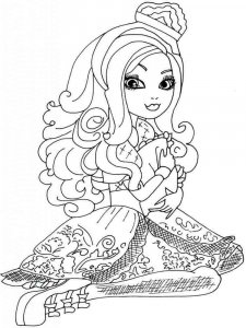 Ever After High coloring page 19 - Free printable