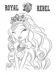 Ever After High coloring page 26 - Free printable