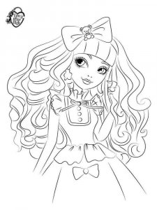Ever After High coloring page 4 - Free printable