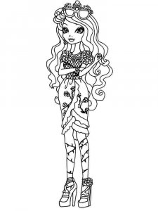Ever After High coloring page 5 - Free printable