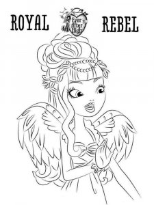Ever After High coloring page 7 - Free printable