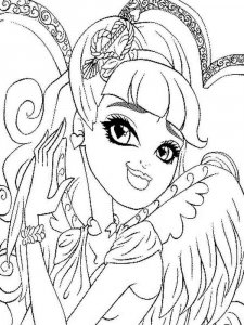 Ever After High coloring page 8 - Free printable