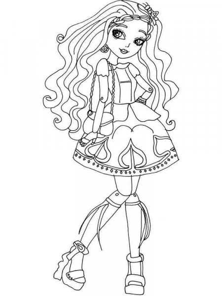 Ever after high coloring pages