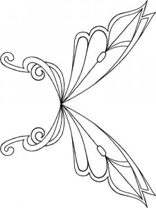 Fairy Wings coloring page 10 - Free printable