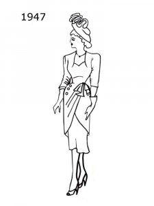 Historical Fashion coloring page 9 - Free printable