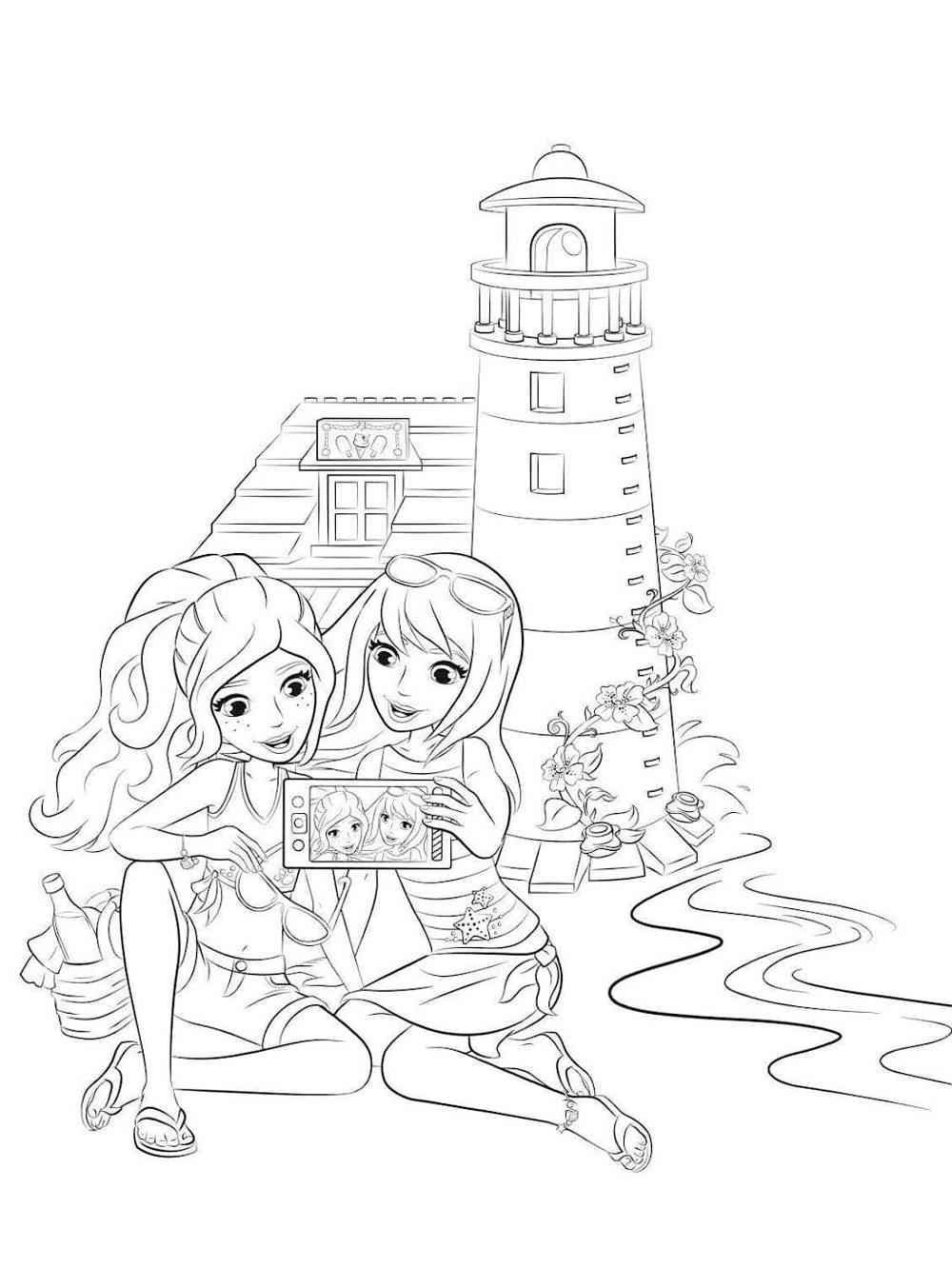 Lego Friends coloring pages. Free Printable Lego Friends coloring ...