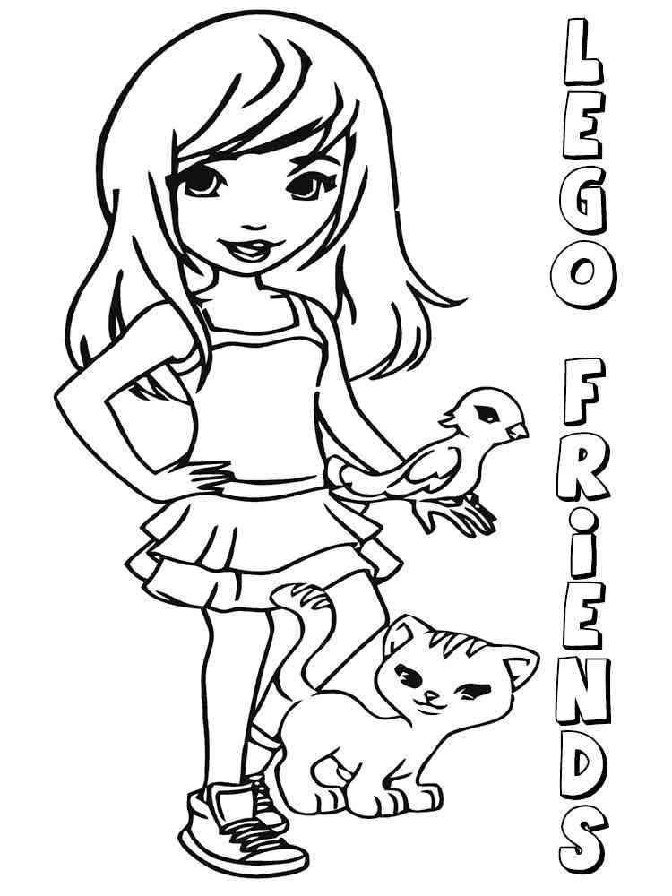 Lego Friends coloring pages Free Printable Lego Friends