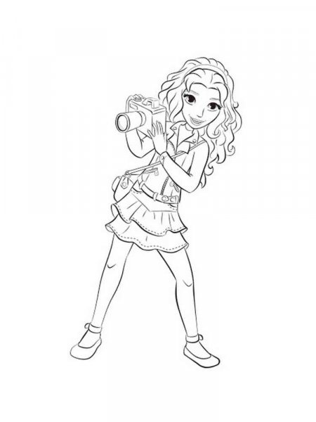 Lego Friends coloring pages