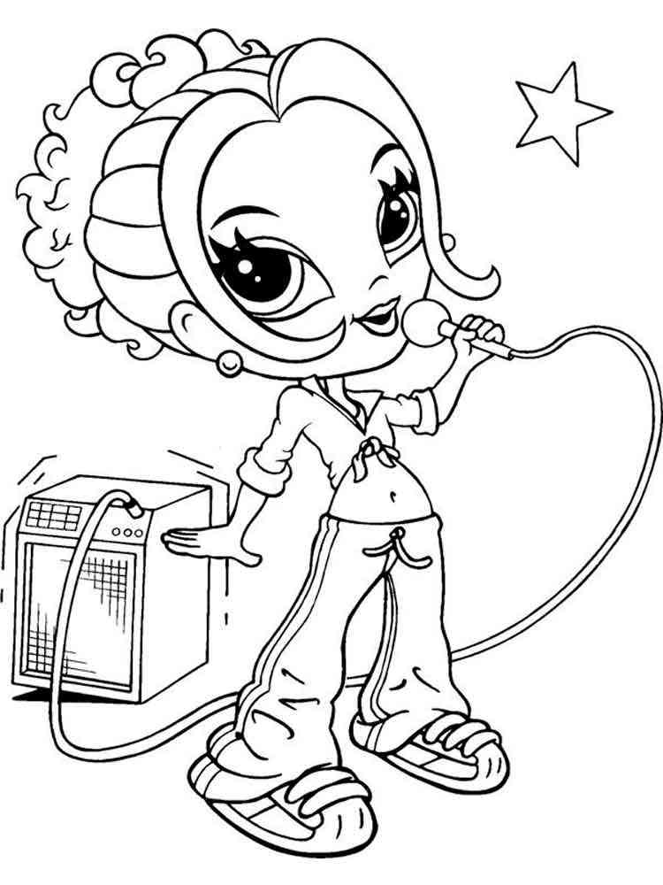 Lisa Frank coloring pages