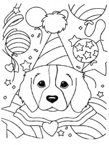 Lisa Frank coloring page 1 - Free printable