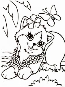 Lisa Frank coloring page 2 - Free printable