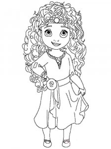 Little Princess Coloring Pages 10
