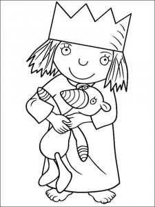 Little Princess Coloring Pages 13