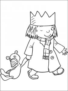 Little Princess Coloring Pages 14