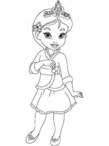 Little Princess Coloring Pages 3