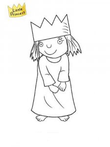 Little Princess Coloring Pages 4