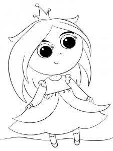 Little Princess Coloring Pages 5