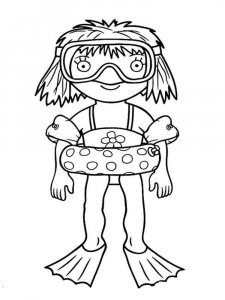 Little Princess Coloring Pages 7