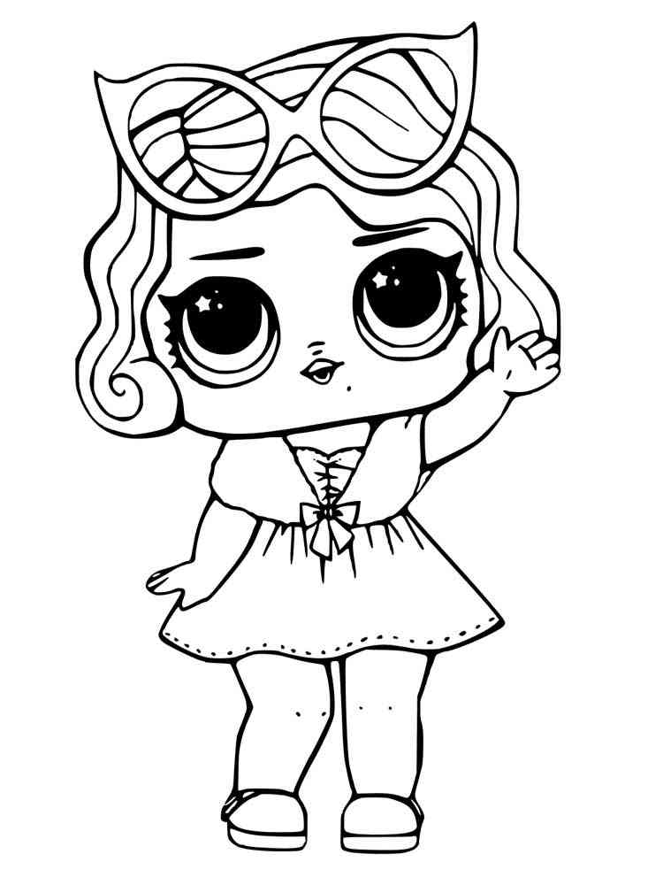 lol dolls coloring pages free printable lol dolls coloring