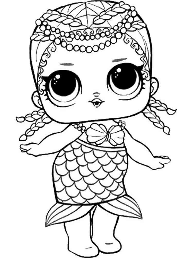 Download LOL dolls coloring pages. Free Printable LOL dolls coloring pages.