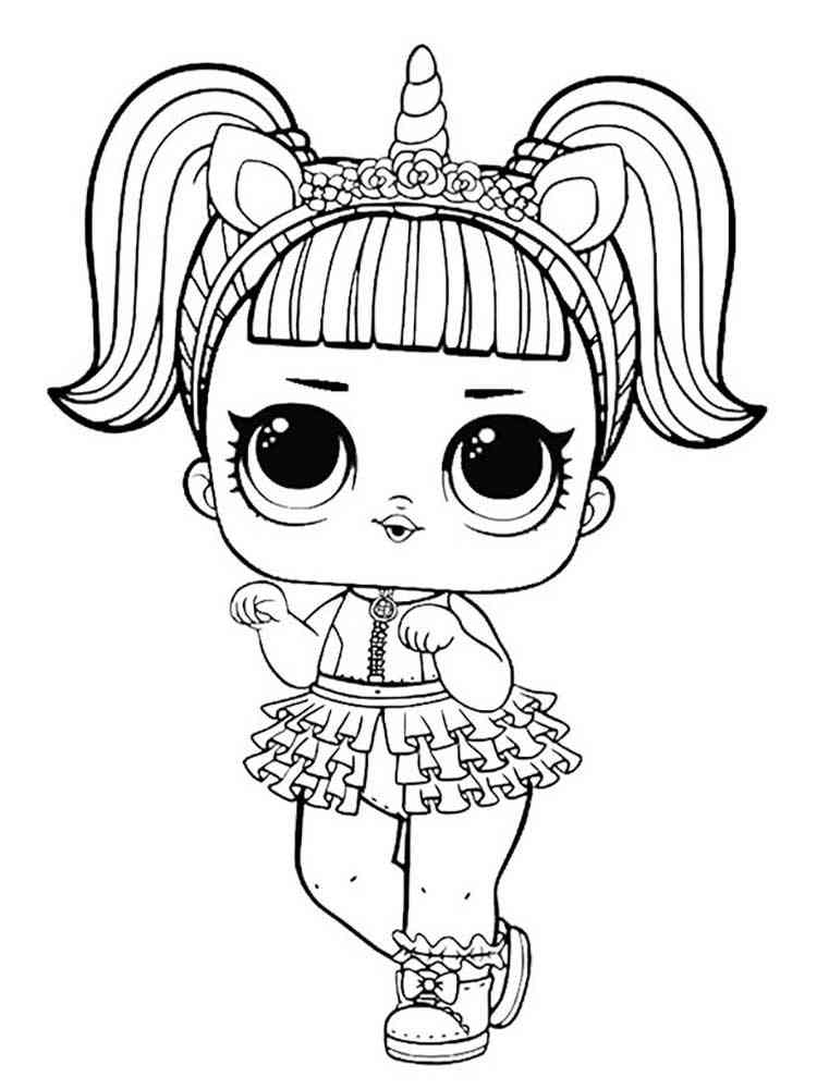 20 Lol Dolls Coloring Pages To Print Pictures COLORIST