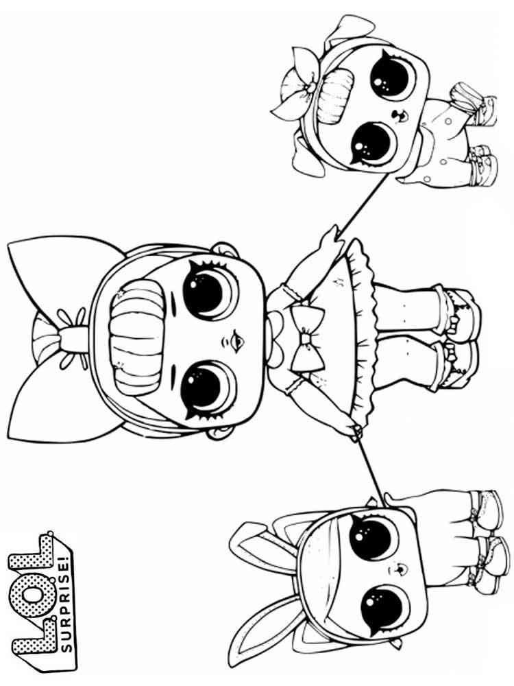 LOL dolls coloring pages. Free Printable LOL dolls ...