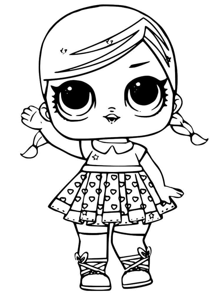 LOL dolls coloring pages. Free Printable LOL dolls ...
