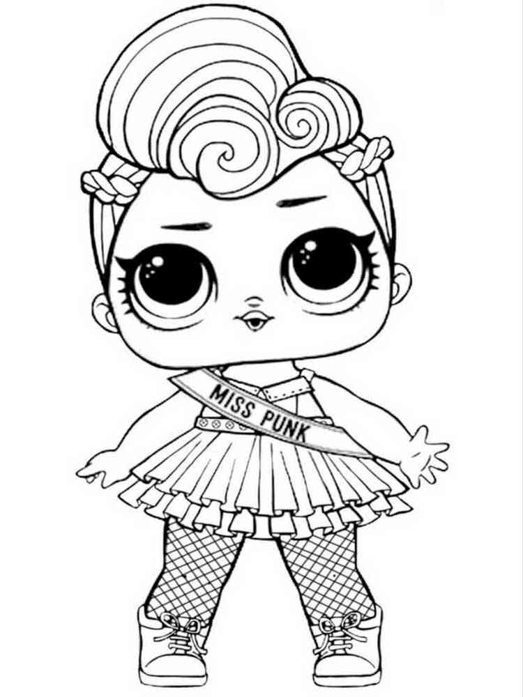 LOL dolls coloring pages. Free Printable LOL dolls ...