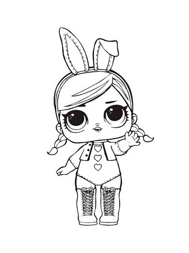 Free printable Lol dolls coloring pages.