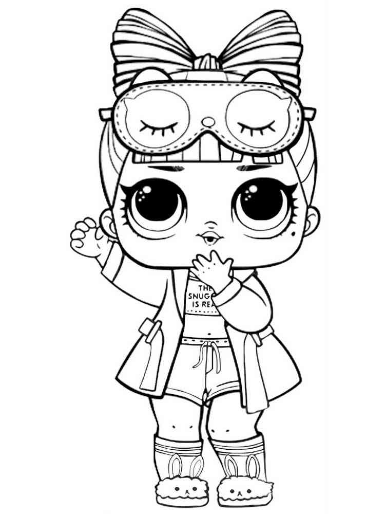 LOL dolls coloring pages. Free Printable LOL dolls ...