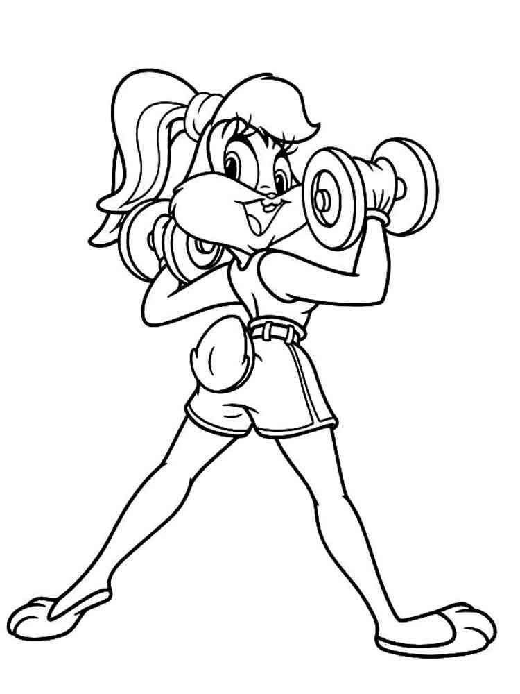 Lola Bunny coloring pages. Free Printable Lola Bunny coloring pages.