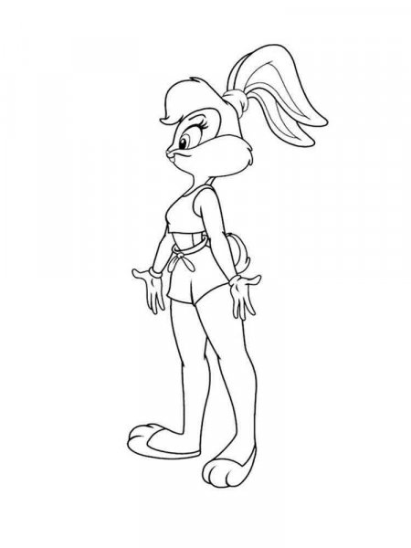 Lola Bunny coloring pages