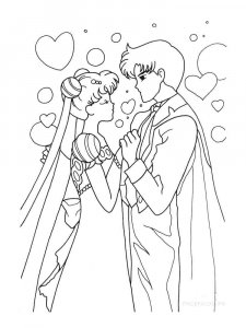 Lovers coloring page 1 - Free printable