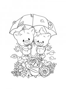 Lovers coloring page 5 - Free printable
