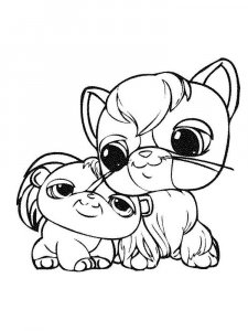 LPS coloring page 33 - Free printable